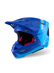 Mx Helma Alpinestars Supertech M10 Flood Helmet ECE Met Blue 26