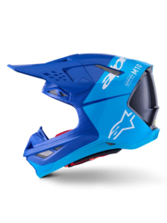 Mx Helma Alpinestars Supertech M10 Flood Helmet ECE Met Blue 26