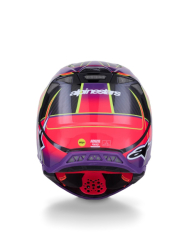 Mx Helma Alpinestars Supertech M10 Era Helmet ECE Pink / Violet / Yellow Fluo Glossy 26