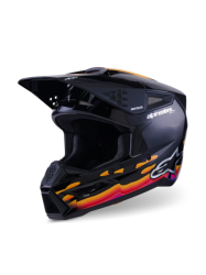 Mx Helma Alpinestars SM3 Force OCD Helmet Black Glossy 26