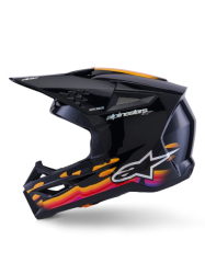 Mx Helma Alpinestars SM3 Force OCD Helmet Black Glossy 26