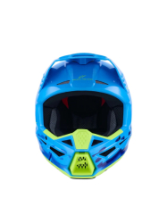 Mx Helma Alpinestars SM3 Force OCD Helmet Cyan Glossy 26