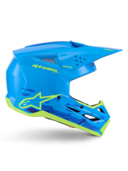 Mx Helma Alpinestars SM3 Force OCD Helmet Cyan Glossy 26