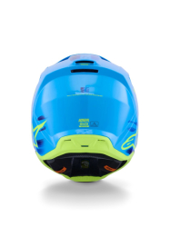 Mx Helma Alpinestars SM3 Force OCD Helmet Cyan Glossy 26