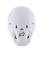 Mx Helma Alpinestars S-M7 Solid Helmet ECE06 White Glossy 26