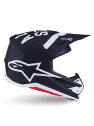 Mx Helma Alpinestars S-M7 Dasher Helmet ECE06 Black White Matt 26