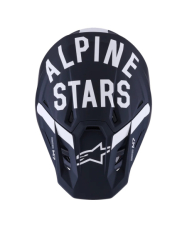 Mx Helma Alpinestars S-M7 Dasher Helmet ECE06 Black White Matt 26