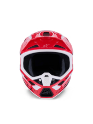 Mx Helma Alpinestars S-M7 Deed Helmet ECE06 Red Black White Glossy 26