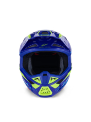 Mx Helma Alpinestars S-M7 Deed Helmet ECE06 Blue Yellow Fluo Glossy 26