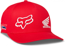 Pánská čepice FOX X Honda FlexFit Hat Red