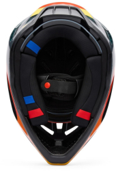 Mx Helma Fox V3 RS Grid Helmet Black/Orange