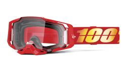 Mx Brýle 100% Armega Goggles Nuketown Red/Yellow Clear Lens
