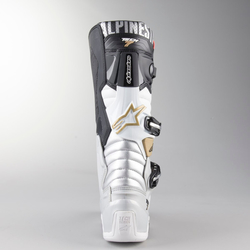 Mx Boty Alpinestars TECH 7 Boot Black Silver White Gold