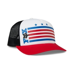 Pánská čepice Fox Unity Snapback Hat Red / White