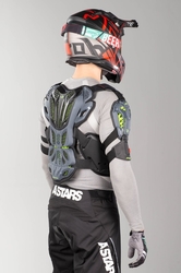 Chránič hrudi Alpinestars A-10 Full Chest Protector Anthracite / Black / Red