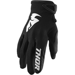 MX Rukavice THOR SECTOR BLACK GLOVES