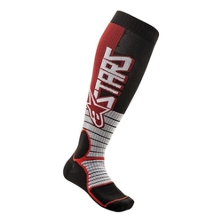 Mx Ponožky Alpinestars Mx Pro Socks Burgundy/Black