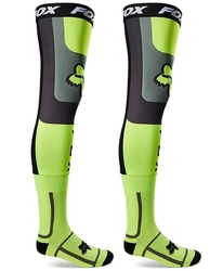 Mx Ponožky Fox FlexAir Knee Brace Sock Flo Yellow 2023