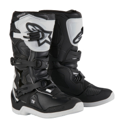 Dětské Mx Boty Alpinestars Tech 3S White Black