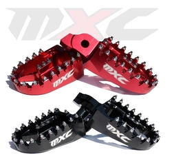 Duralové stupačky MXC Footpegs Suzuki RMZ250 10-24 / RMZ450 12-24 Black / Red