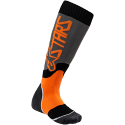 Dětské Ponožky Alpinestars Mx Plus 2 Youth Socks Cool Gray/Orange Fluorescent 2022