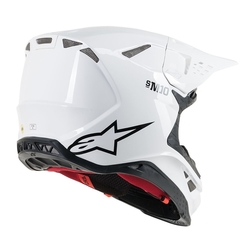 Mx Helma Alpinestars SuperTech M10 Solid White