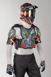 Chránič hrudi Alpinestars A-10 Full Chest Protector Anthracite / Black / Red
