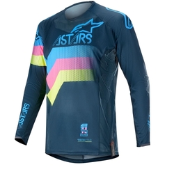 Mx Dres Alpinestars Techstar Venom Gear Kit Navy Aqua Pink