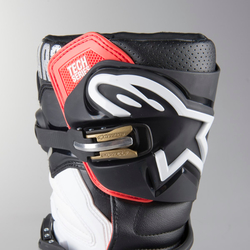 Mx Boty Alpinestars TECH 7 Boot Black Silver White Gold