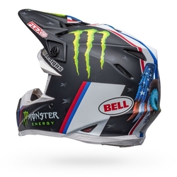 Mx Helma Bell Moto-9s Flex Tomac Replica Helmet Mate Black / White 2022