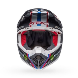 Mx Helma Bell Moto-9s Flex Tomac Replica Helmet Mate Black / White 2022