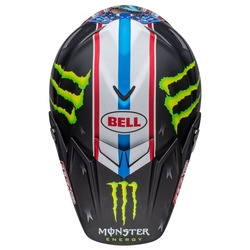 Mx Helma Bell Moto-9s Flex Tomac Replica Helmet Mate Black / White 2022