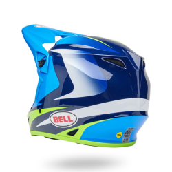 Mx Helma BELL MX-9 Mips Jackal Blue / Hi-Viz Yellow 25