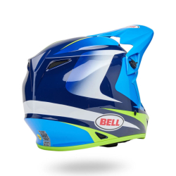 Mx Helma BELL MX-9 Mips Jackal Blue / Hi-Viz Yellow 25