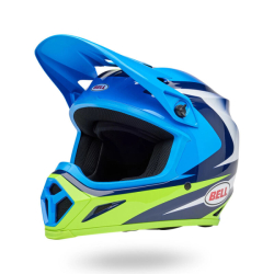 Mx Helma BELL MX-9 Mips Jackal Blue / Hi-Viz Yellow 25