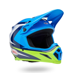 Mx Helma BELL MX-9 Mips Jackal Blue / Hi-Viz Yellow 25