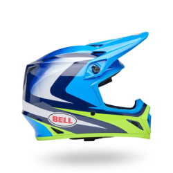 Mx Helma BELL MX-9 Mips Jackal Blue / Hi-Viz Yellow 25
