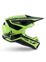 Mx Helma Alpinestars SM3 Heat Helmet Black Yellow 26