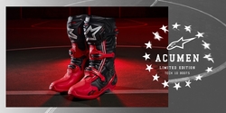 Mx Boty Alpinestars Tech 10 Acumen Red / Black / White