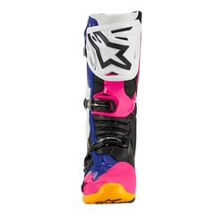 Mx Boty Alpinestars Coast Tech 10 Boot White / Dark Blue / Pink Fluo