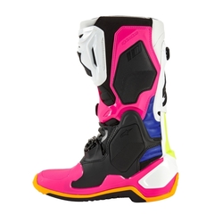 Mx Boty Alpinestars Coast Tech 10 Boot White / Dark Blue / Pink Fluo