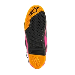 Mx Boty Alpinestars Coast Tech 10 Boot White / Dark Blue / Pink Fluo