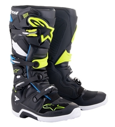 Mx Boty Alpinestars Tech 7 Black / Blue / Yellow Flo 2023