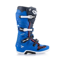 Mx Boty Alpinestars TECH 7 Boots Alpine Blue Night / Navy / Bright Red