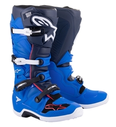 Mx Boty Alpinestars TECH 7 Boots Alpine Blue Night / Navy / Bright Red