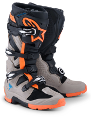 Enduro Boty Alpinestars Tech 7 Boots Black/Warm Gray/Orange Fluo 2026