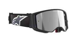 Mx Brýle Alpinestars Supertech Corp Goggles Absolute Vision Black Grey Mirror Silver