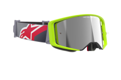 MX brýle Alpinestars Supertech Corp Yellow / Fluro Red Silver Mirror