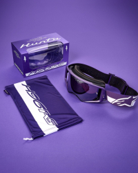 Mx Brýle Alpinestars HUNTA96 XXV Supertech Vision Goggle Purple White Mirror Silver