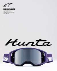 Mx Brýle Alpinestars HUNTA96 XXV Supertech Vision Goggle Purple White Mirror Silver